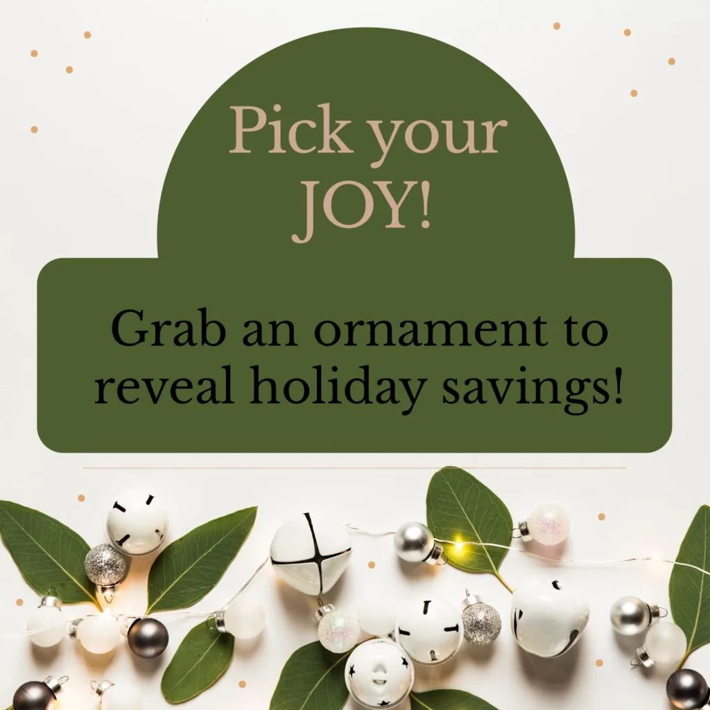 Salon Joy promotion graphic
